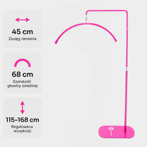 Kosmetiklampe POL Moon III - HOT Pink