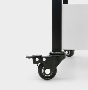 Kosmetikregal auf Rollen - WEISS