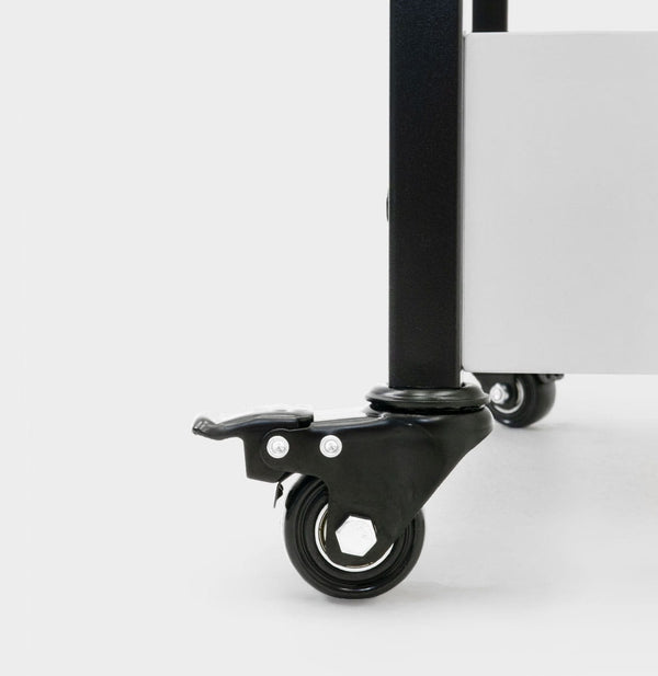 Kosmetikregal auf Rollen - WEISS