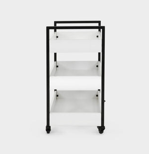 Kosmetikregal auf Rollen - WEISS