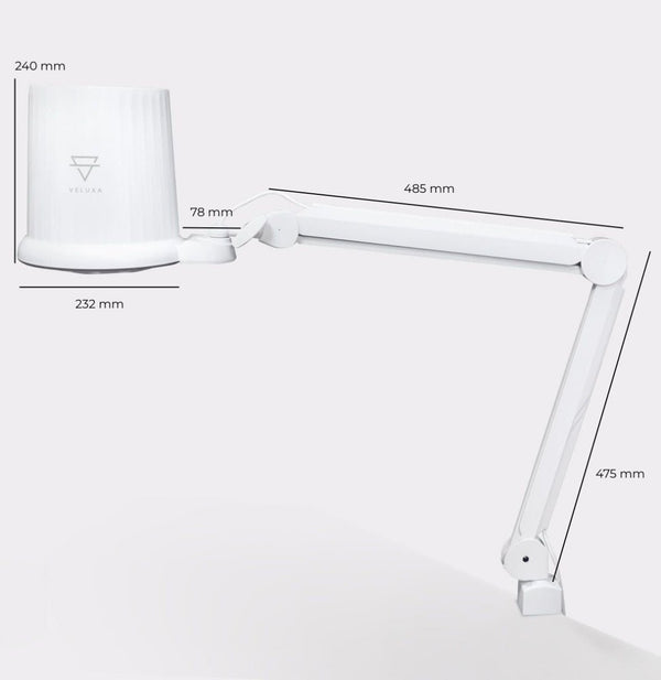 Biurkowy pochłaniacz pyłu manicure pedicure S1 80W - Studio Bay