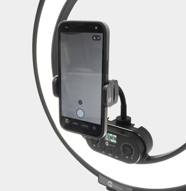 Lampa kosmetyczna Ring 3.0 - czarna - Studio Bay