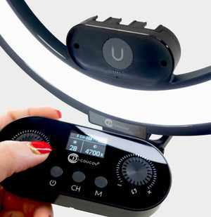 Lampa kosmetyczna Ring 3.0 - czarna - Studio Bay