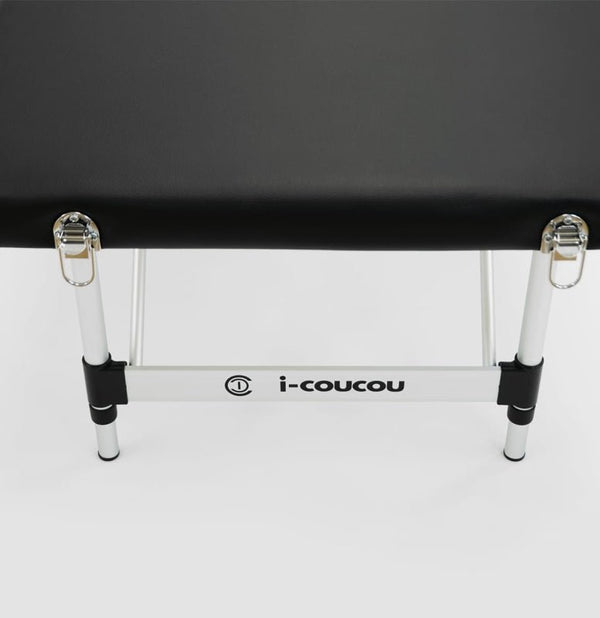 Łóżko kosmetyczne do stylizacji rzęs Space Slim - Czarne - Studio Bay