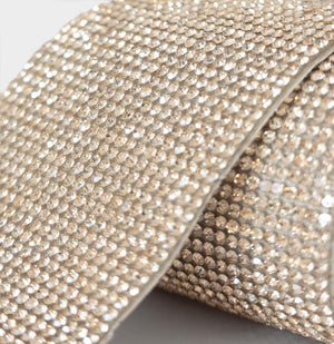 Pasek z cyrkoniami na lampę Pol Moon - Złoty - Studio Bay