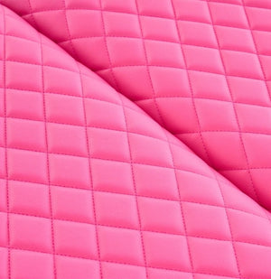 Pikowane łóżko kosmetyczne do stylizacji rzęs Space Gold - Różowe - Studio Bay