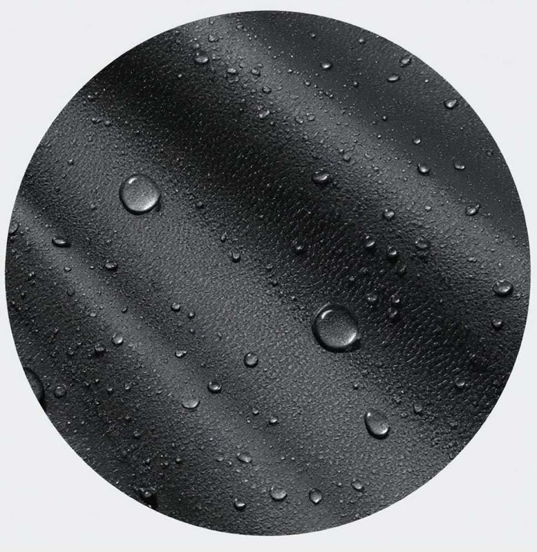 Poszewka z ekoskóry na materac coucou CLOUD 2.0 60 cm - Czarna - Studio Bay