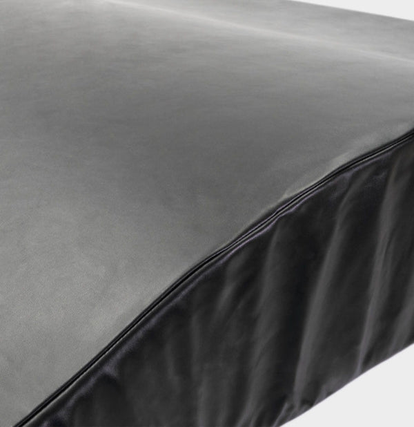 Poszewka z ekoskóry na materac coucou CLOUD 2.0 60 cm - Czarna - Studio Bay