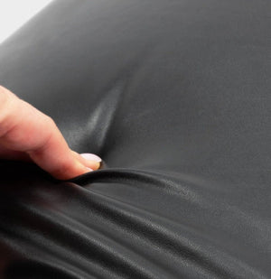 Poszewka z ekoskóry na materac coucou CLOUD 2.0 60 cm - Czarna - Studio Bay