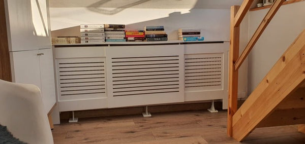 Regulowana osłona na grzejnik kaloryfer BIAŁA - Studio Bay