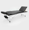 Dreiteiliger Massagetisch Aluminium - Schwarz