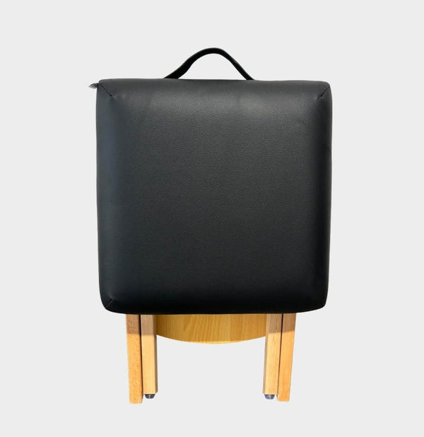 Taboret drewniany składany - Czarny - Studio Bay